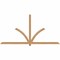 Ekena Millwork Redmond Timber Gable Bracket, Western Red Cedar, 108"W x 54"H x 3 1/2"D x 3 1/2"F, 12/12 Pitch GBW108X54X0404RED00SWR - alternate 1